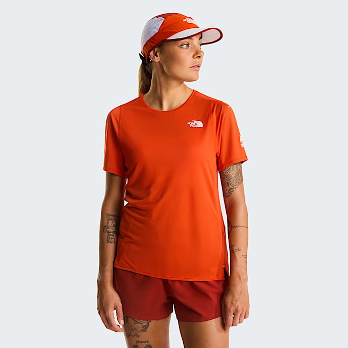 Summit High Trail TShirt fr Damen TNF Lava Red HERO