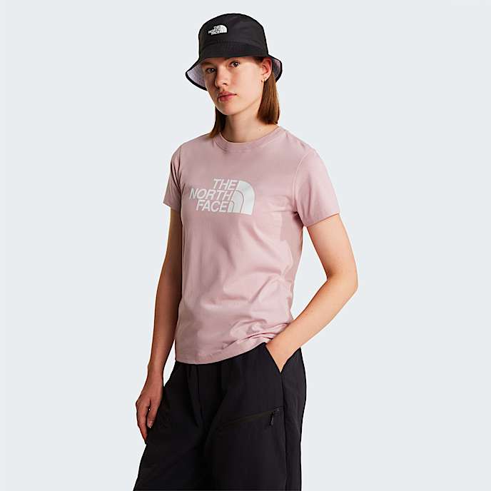 Evolution Half Dome Slim TShirt W TNF Metal Pink HERO