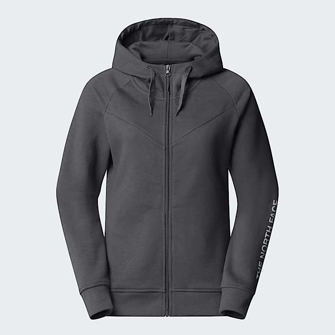 Zuum FullZip Fleece Hoodie W TNF Anthracite Grey HERO