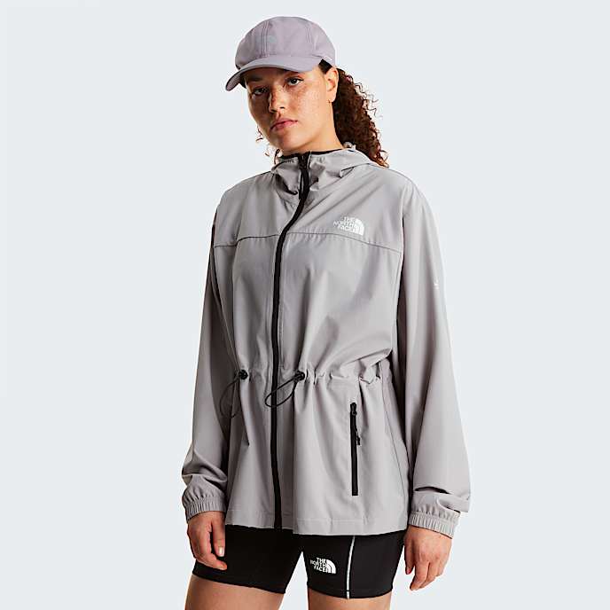 Mountain Athletics Hooded Wind Jacket W TNF Meld Grey HERO