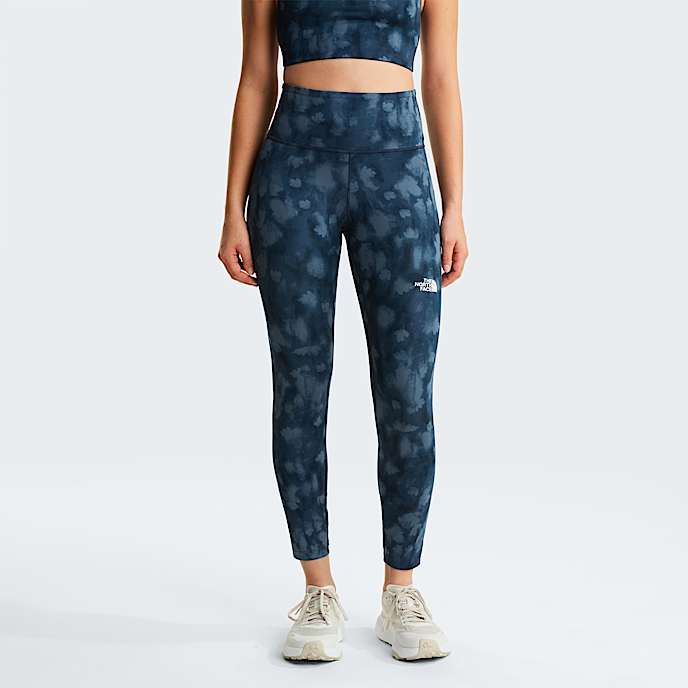 Flex Graphic Leggings W TNF Summit Navy Diffused Nature Print HERO