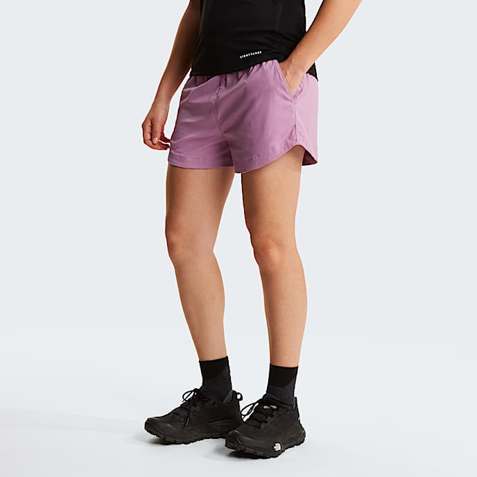 Womens Aphrodite Arise 3 Shorts TNF Hushed Lavender HERO