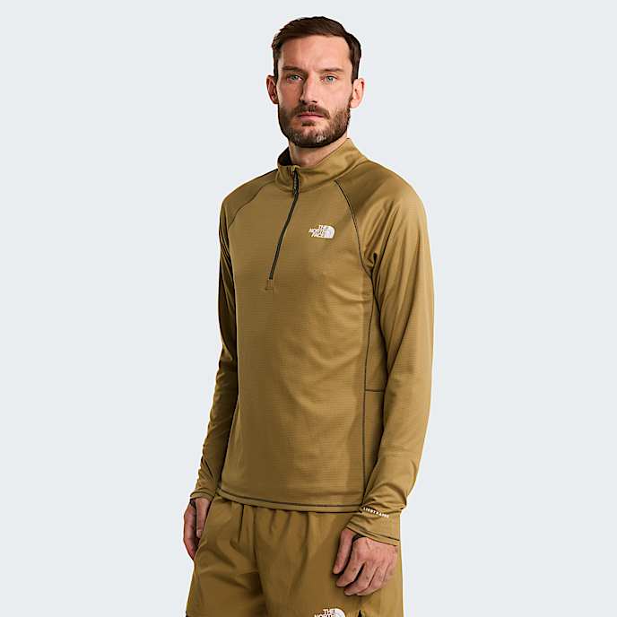 Mska koszulka z dugim rkawem i zamkiem o dugoci 14 Sunriser TNF Cedar HERO