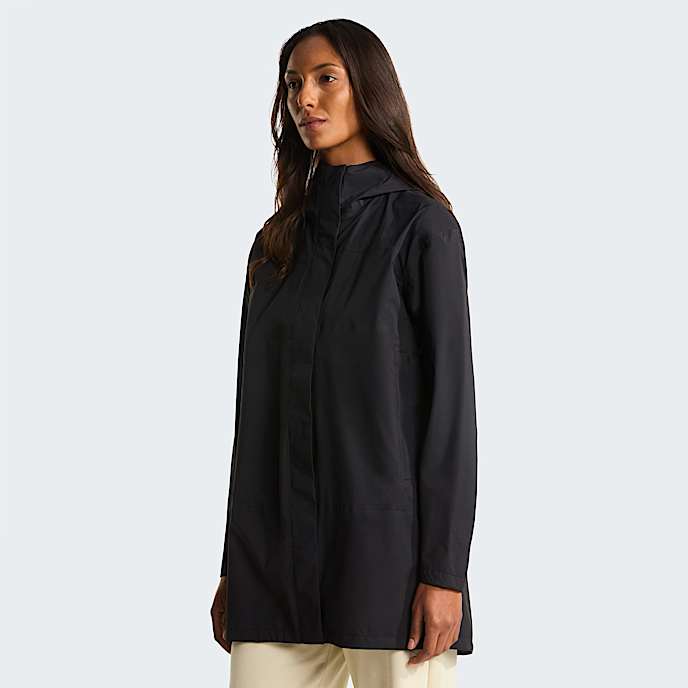 Parka com capuz Voyage Rain 3L para mulher TNF TNF Black HERO