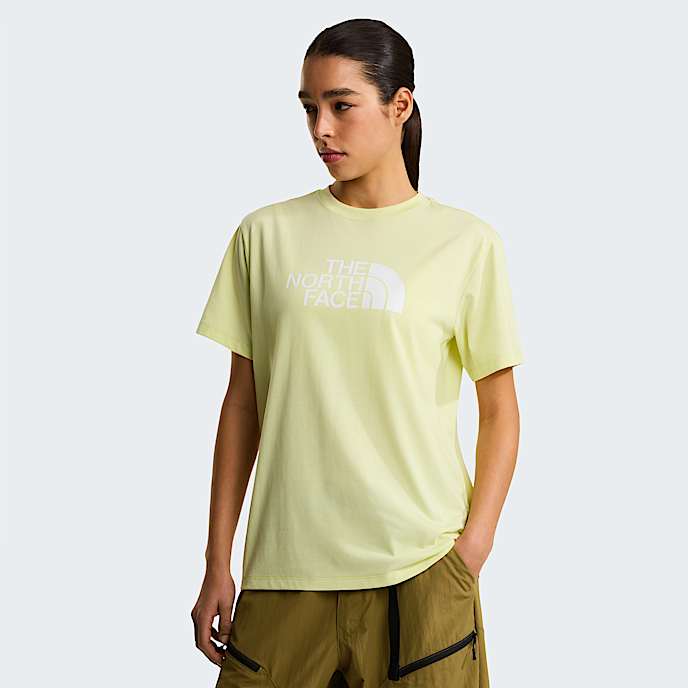 Evolution Half Dome Relaxed TShirt W TNF Lemon Mist HERO