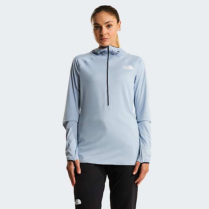 Womens Summit Direct Sun Hoodie TNF Frost Grey HERO