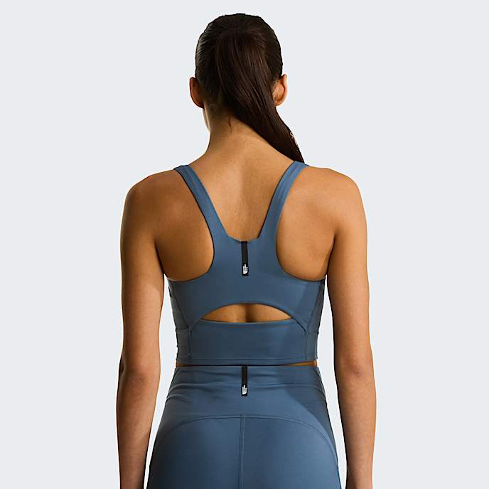 Jaida Longline Bra W TNF Granite Grey HERO