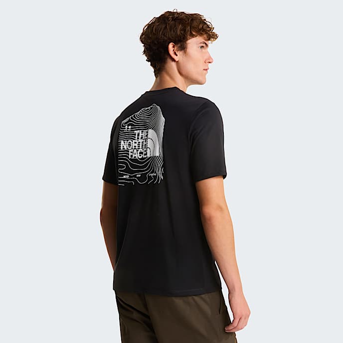 Mski Tshirt z grafik i logo Bitmap TNF TNF Black HERO