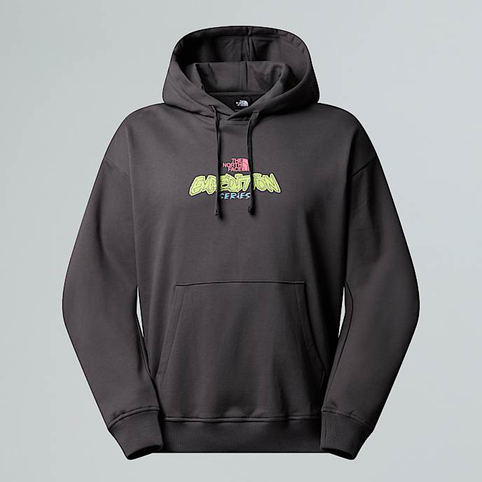 Felpa con cappuccio oversize Expedition Celebration unisex TNF Anthracite Grey HERO