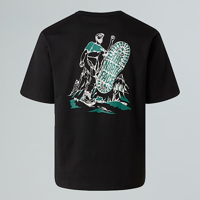 Hike Backpack relaxt geschnittenes TShirt in Unisex TNF TNF Black HERO