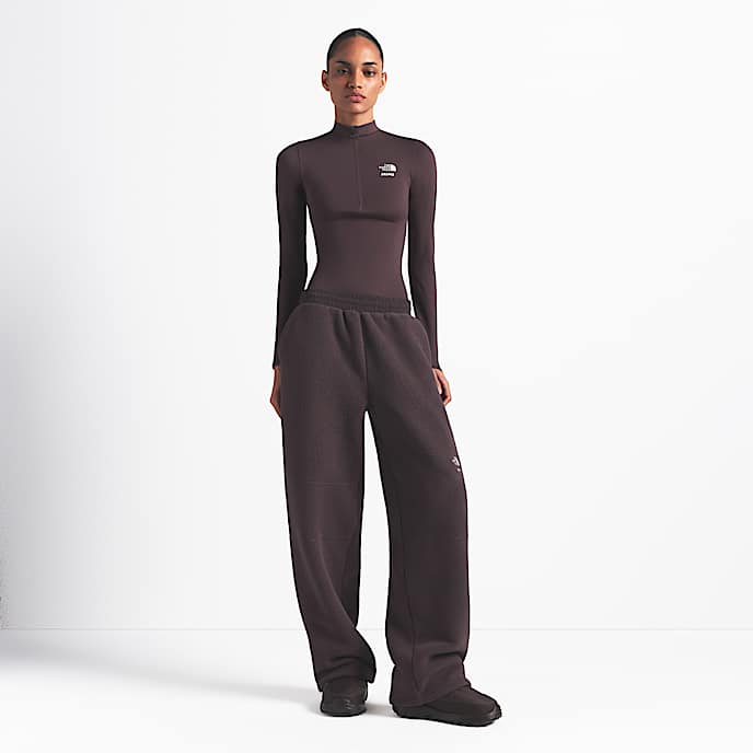 Unisex The North Face X SKIMS 1995 Denali Fleece Straight Leg Trousers TNF SK Phoenix HERO