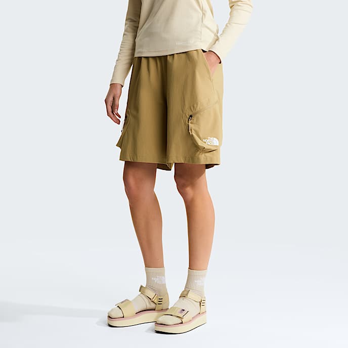 Verstaubare Shorts fr Damen TNF Kelp Tan HERO