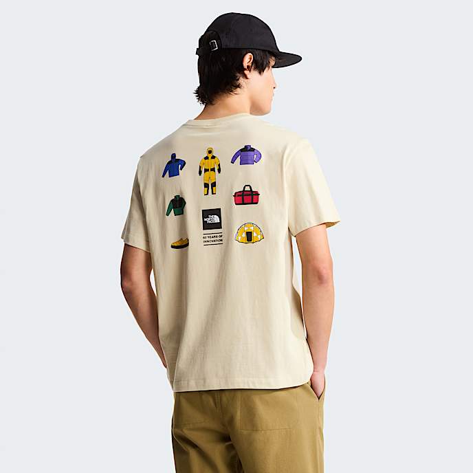 Tshirt standard graphique Icon Celebration pour homme TNF Desert Stone HERO