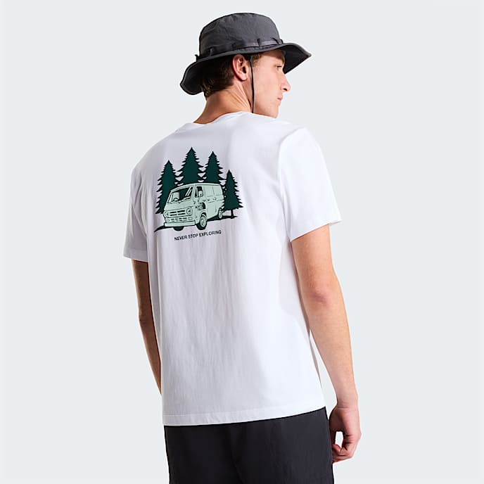 Van Life relaxt geschnittenes TShirt mit Grafik fr Herren TNF TNF White HERO