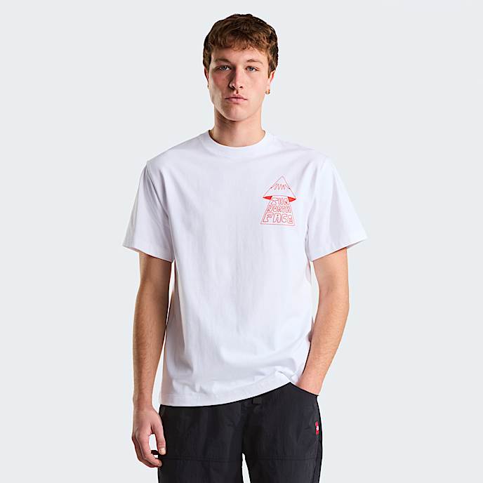 Tshirt dcontract graphique Mountain Play pour homme TNF TNF White HERO