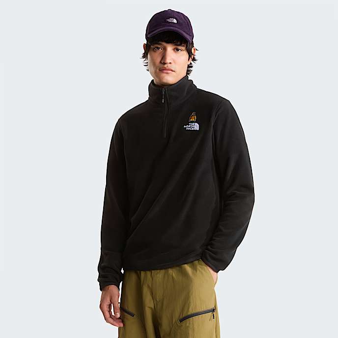 Mens 60th Anniversary Glacier Fleece TNF TNF Black HERO