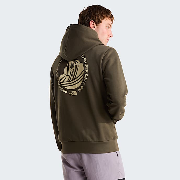 Monte Regular Graphic Hoodie M TNF New Taupe Green HERO