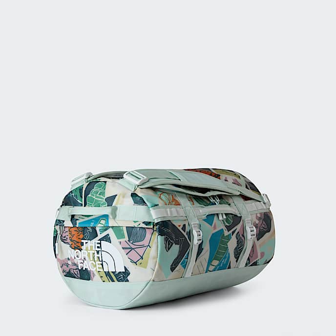 Base Camp Duffel 50L Small TNF Opal Frost TNF Postcards PrintOpal FrostPearl Stone HERO