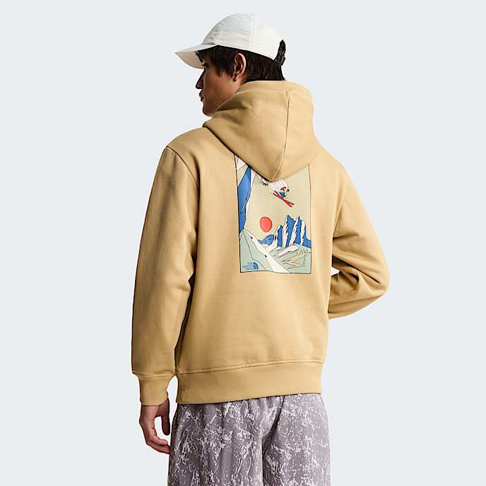 Unisex Mountain Celebration Relaxed Graphic Hoodie - 1