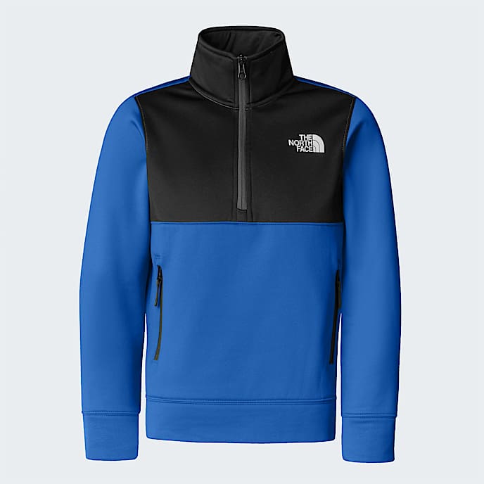 Teens 14 Zip Sweatshirt TNF Hero BlueTNF Black HERO