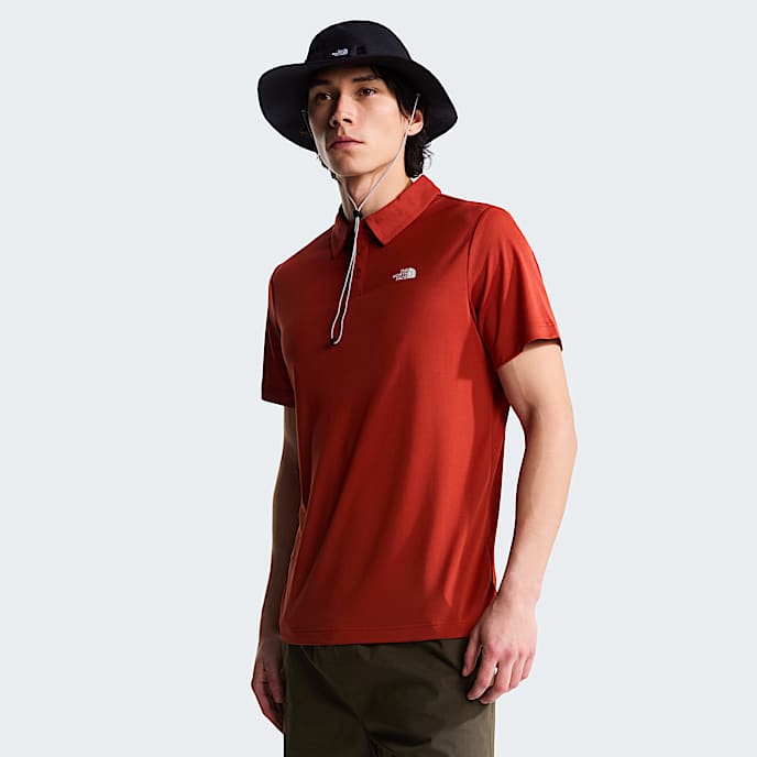 Tanken Poloshirt fr Herren TNF Iron Clay HERO