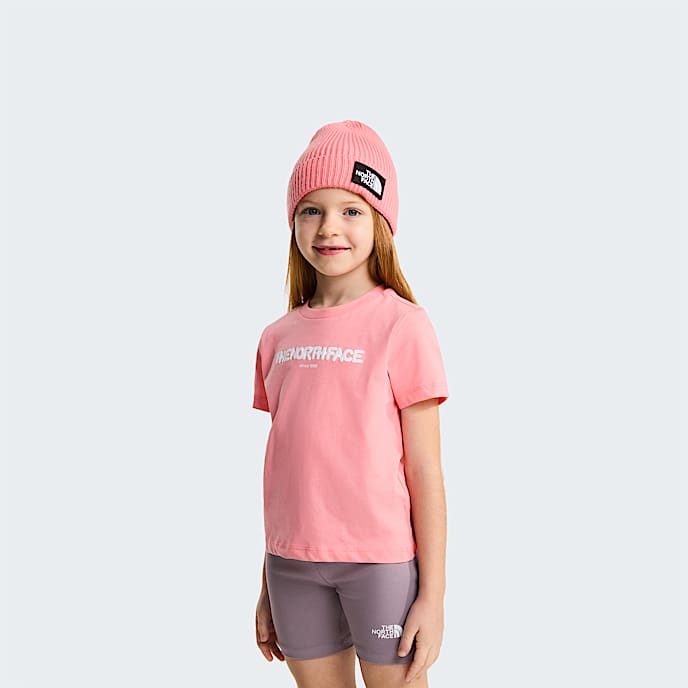 Kids Bubble Logo Set TNF Coral CrushTranscendent Grey HERO