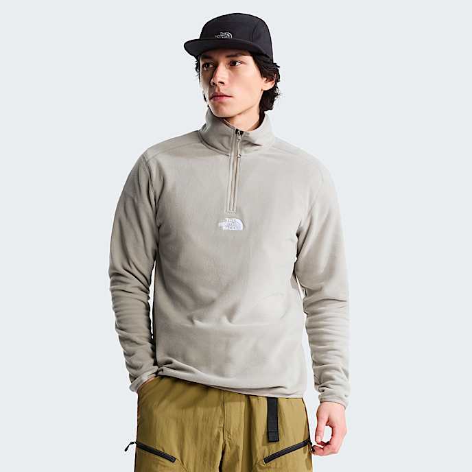 Glacier 14 Zip Fleece M TNF Stone Slab HERO