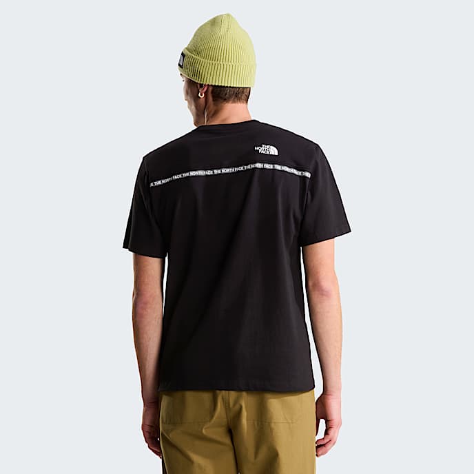 Zumu relaxt geschnittenes TShirt mit Grafik fr Herren TNF TNF Black HERO