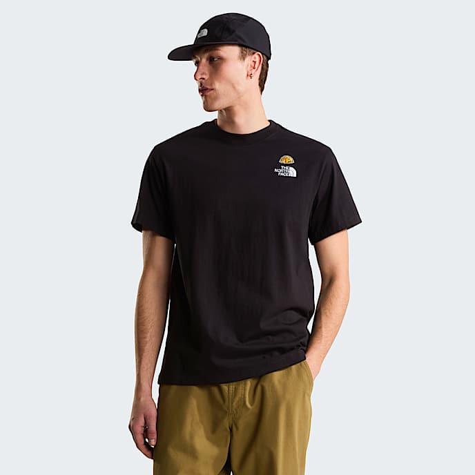 Mens 60th Anniversary Patch Relaxed TShirt TNF TNF Black HERO
