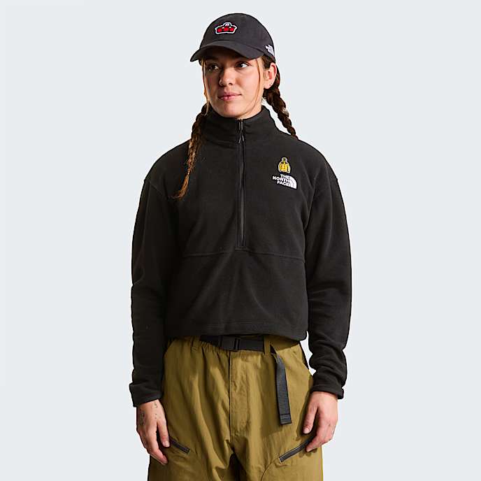Womens 60th Anniversary Glacier Short Fleece TNF TNF Black HERO