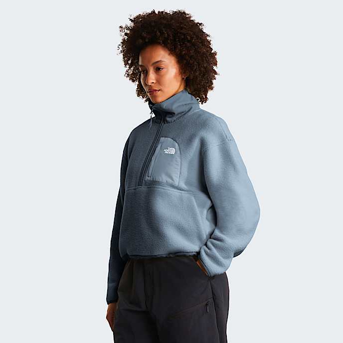 Yumiori Off-Peak-fleecejas met halve rits voor dames - 1