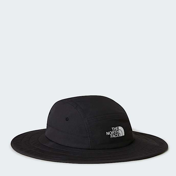 Class V Brimmer Hat Barn TNF TNF Black Logo Weather Topo Phantom Print HERO