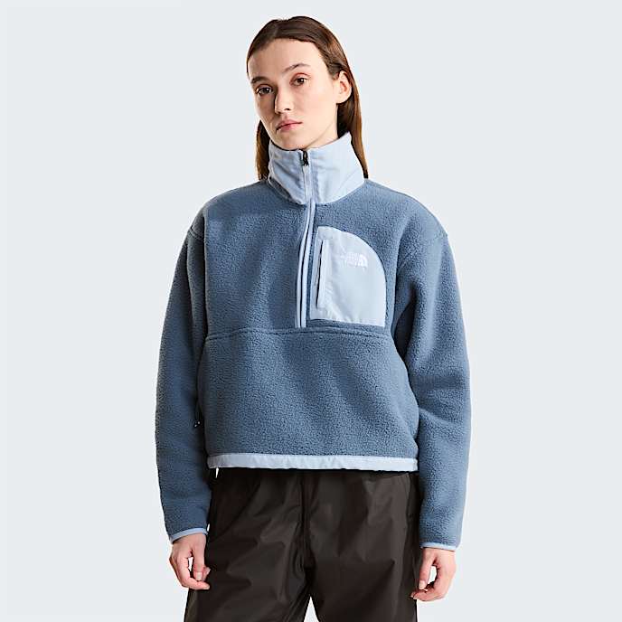 Giacca in pile Yumiori Off-Peak con mezza cerniera da donna - 1