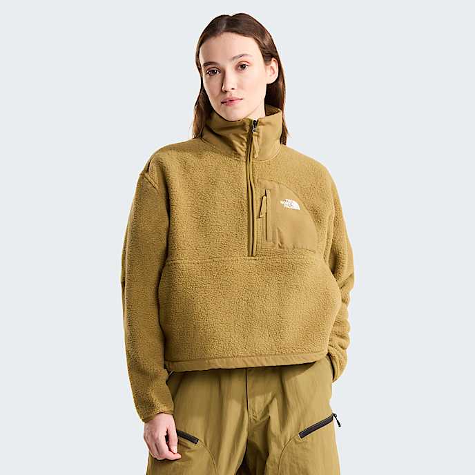 Yumiori OffPeak 12 Zip Fleece Jacket W TNF Cedar HERO