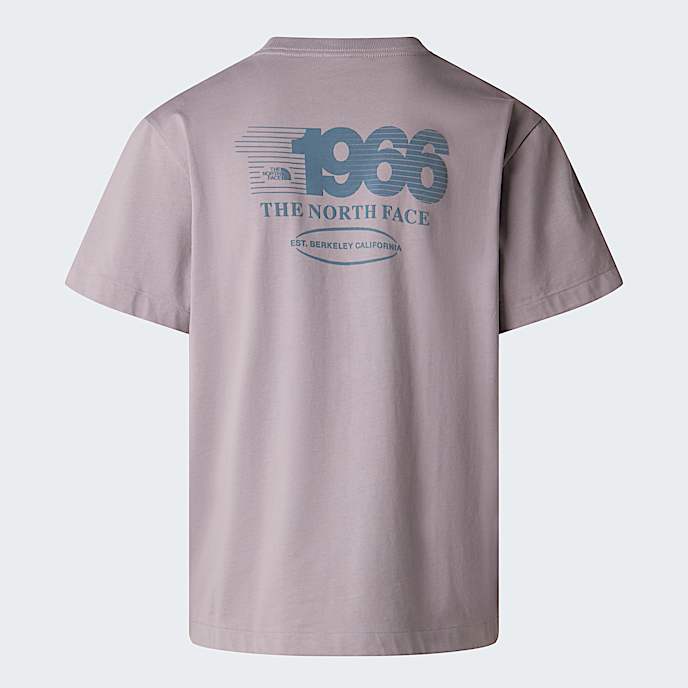 Track Relaxed Graphic TShirt Unisex TNF Transcendent Grey HERO