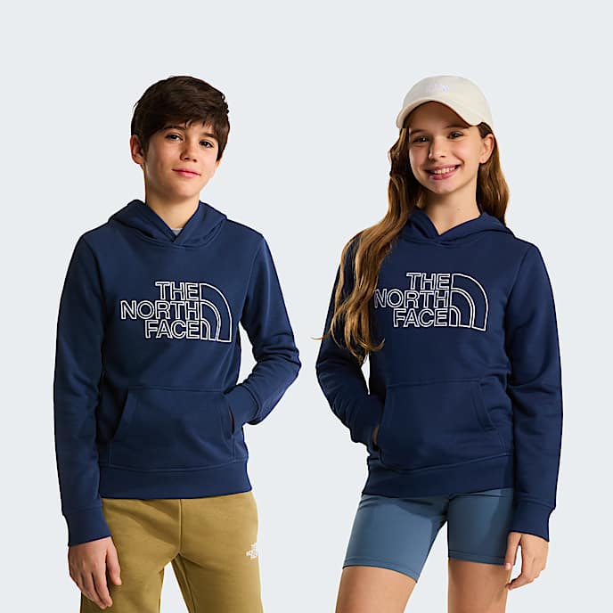 Drew Peak Light Regular Hoodie Junior TNF Summit Navy HERO
