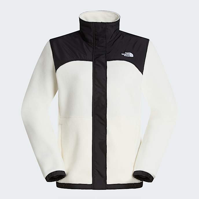 Womens Tundra Fleece Jacket TNF White Dune HERO