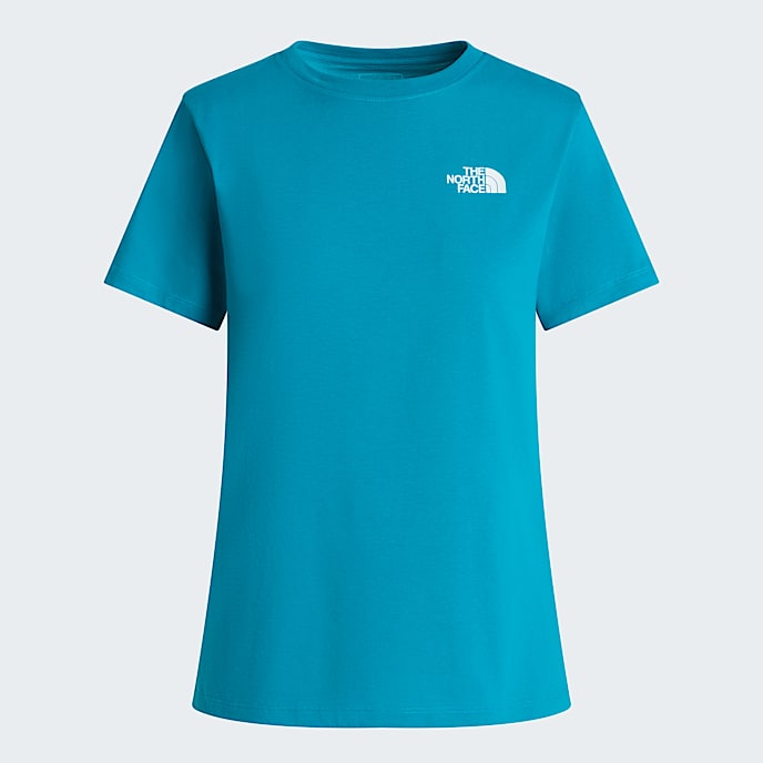 Womens Half Dome Printed Regular TShirt TNF Deep Teal HERO