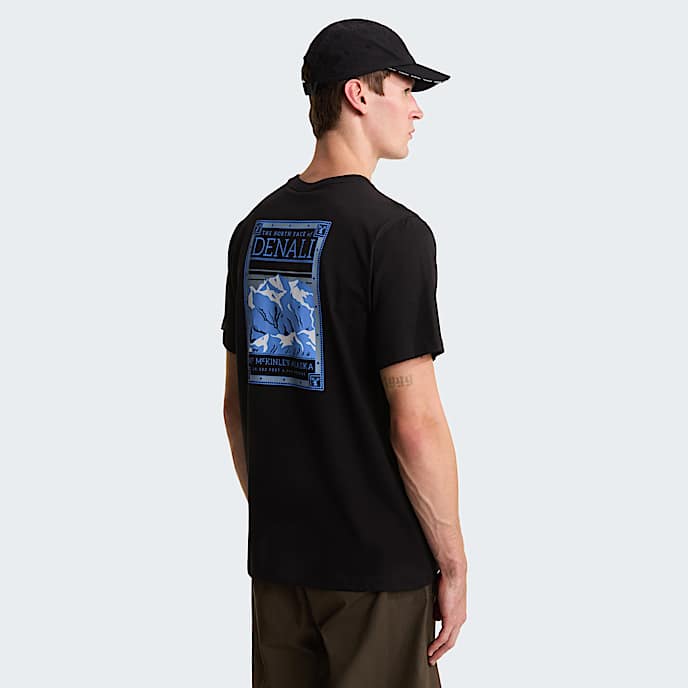 North Faces Regular Graphic Tshirt voor heren TNF TNF Black HERO