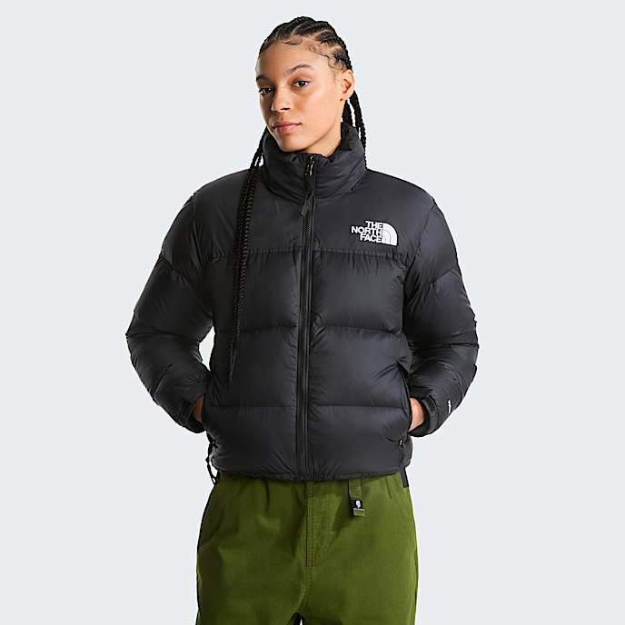 Damska kurtka 1996 Retro Nuptse TNF TNF BlackRecycled Down HERO