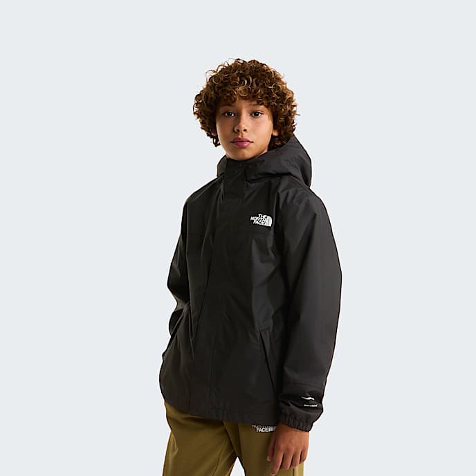 Antora Rain Jacket Boy TNF TNF BlackTNF Black HERO
