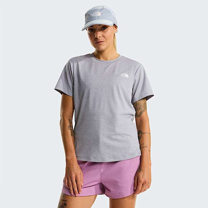 Flex TShirt W TNF TNF Pale Grey Heather HERO
