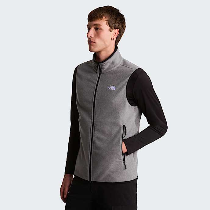 Mska kamizelka polarowa Glacier TNF TNF Mid Grey Heather HERO