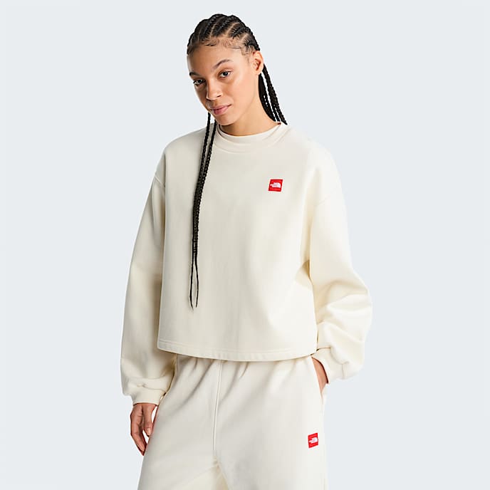 Red Box Sweatshirt W TNF White Dune HERO