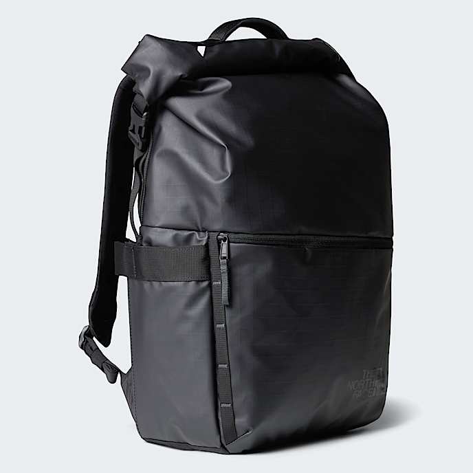 Base Camp Voyager Bag Rolltop TNF TNF BlackAsphalt Grey HERO