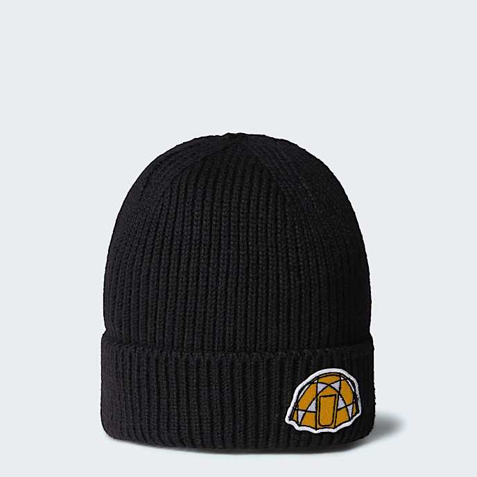 TNF Logo Boxbeanie met boord TNF TNF BlackIcon Patch HERO