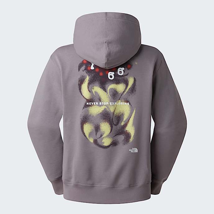 Unisex 1966 Motion Relaxed Graphic Hoodie TNF Transcendent Grey HERO