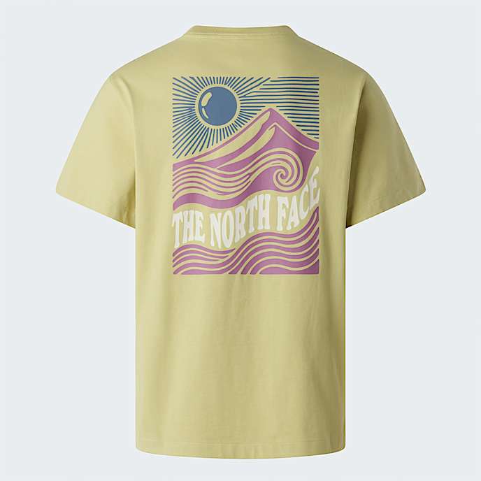 Unisex Mountain Escape Relaxed Graphic TShirt TNF Pear HERO