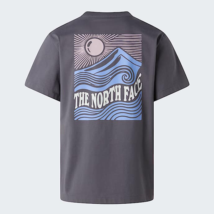 Camiseta holgada con estampado grfico Mountain Escape TNF Anthracite Grey HERO