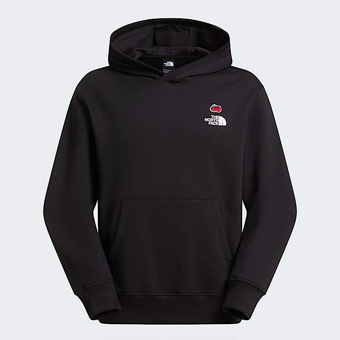 Unisex 60th Anniversary Patch Relaxed Hoodie TNF TNF Black HERO